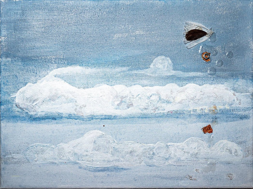 painting of icarus in the sky